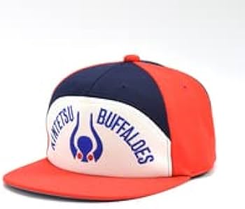 【日本製】近鉄バファローズ　キャップ　希少カラー【デサント製】 Amazon.co.jp: 復刻 近鉄バファローズ キャップ 帽子 デサント製